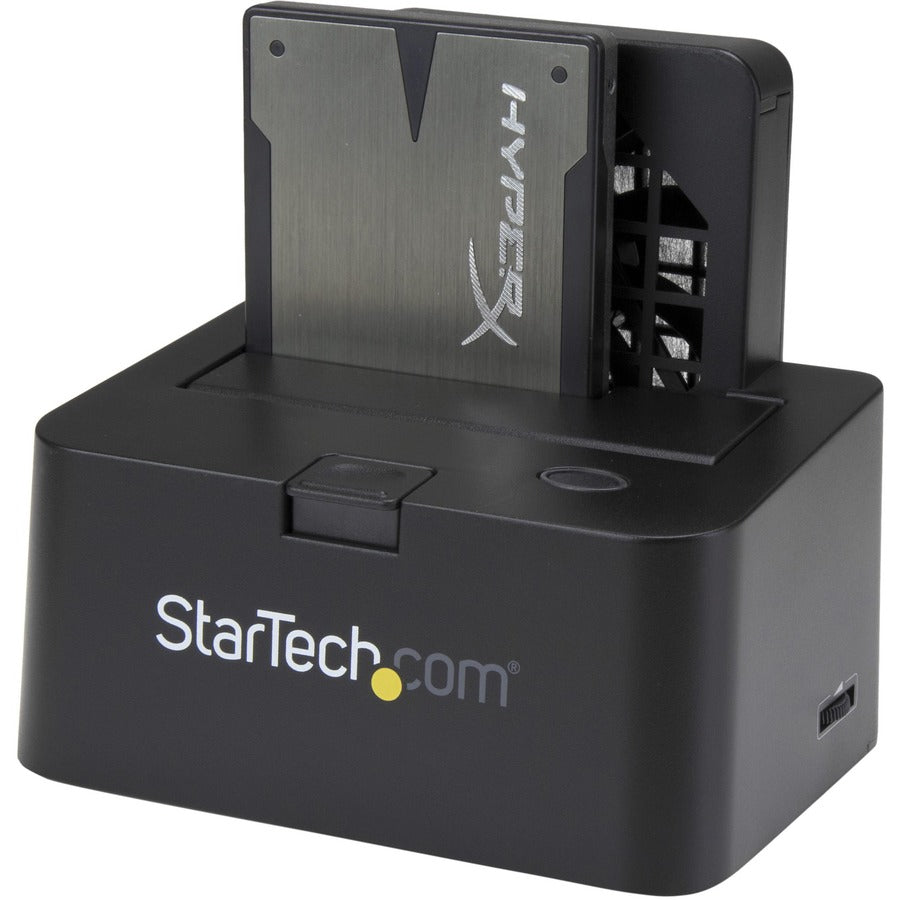 StarTech.com Drive Dock SATA/600 - USB 3.2 (Gen 1) Type B, eSATA Host Interface - Black