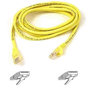 Belkin RJ45 CAT-5e Patch Cable, Snagless Molded Yellow 06
