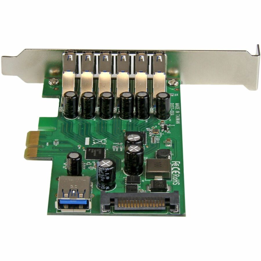 StarTech.com 7-Port PCI Express USB 3.0 Card - 5Gbps - Standard and Low-Profile Design