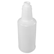 Genuine Joe Plastic Bottle with Graduations - Translucent - Plastic - 1 Each
