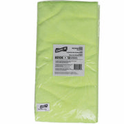 Genuine Joe General-purpose Microfiber Cloth - For General Purpose - Cloth - 16" Length x 16" Width - Durable - Yellow - 12 / Bag