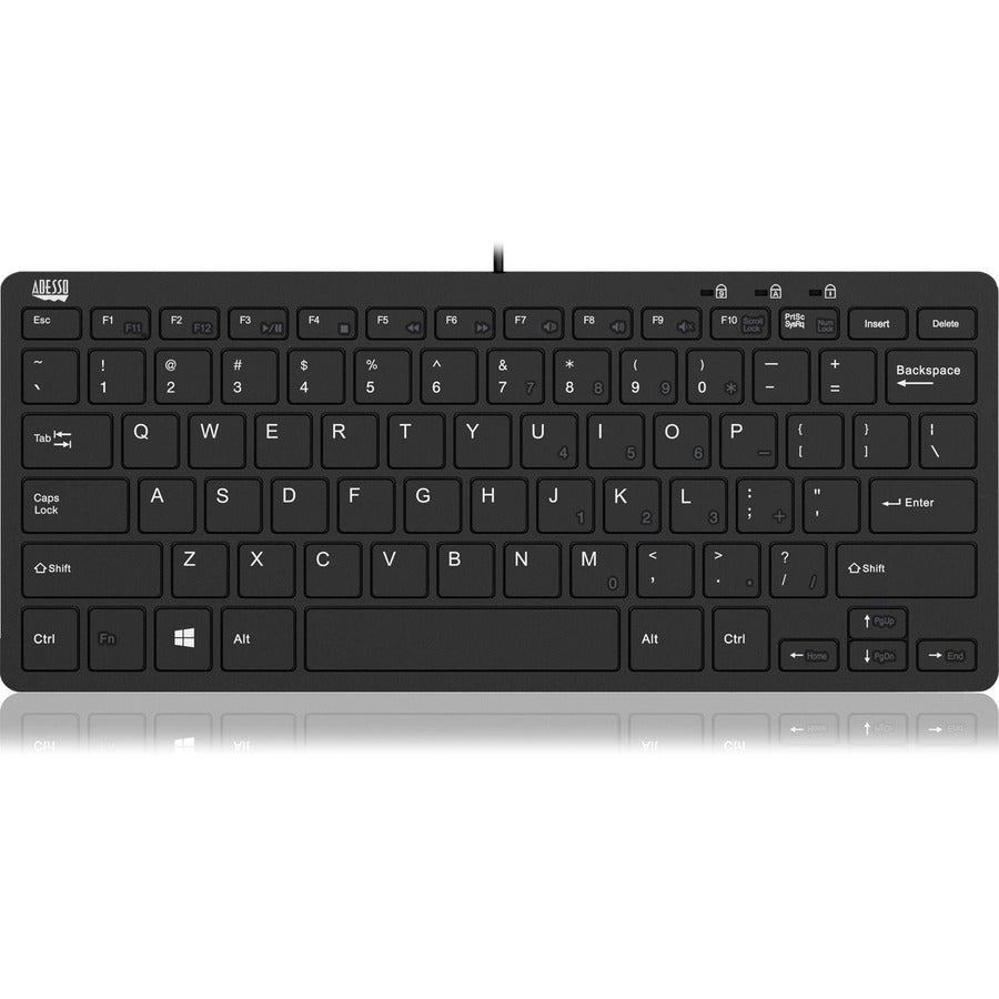 Adesso Mini Keyboard with USB Hubs