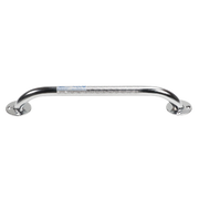 Chrome Knurled Grab Bar, 16", Single, 1 Quantity per Box