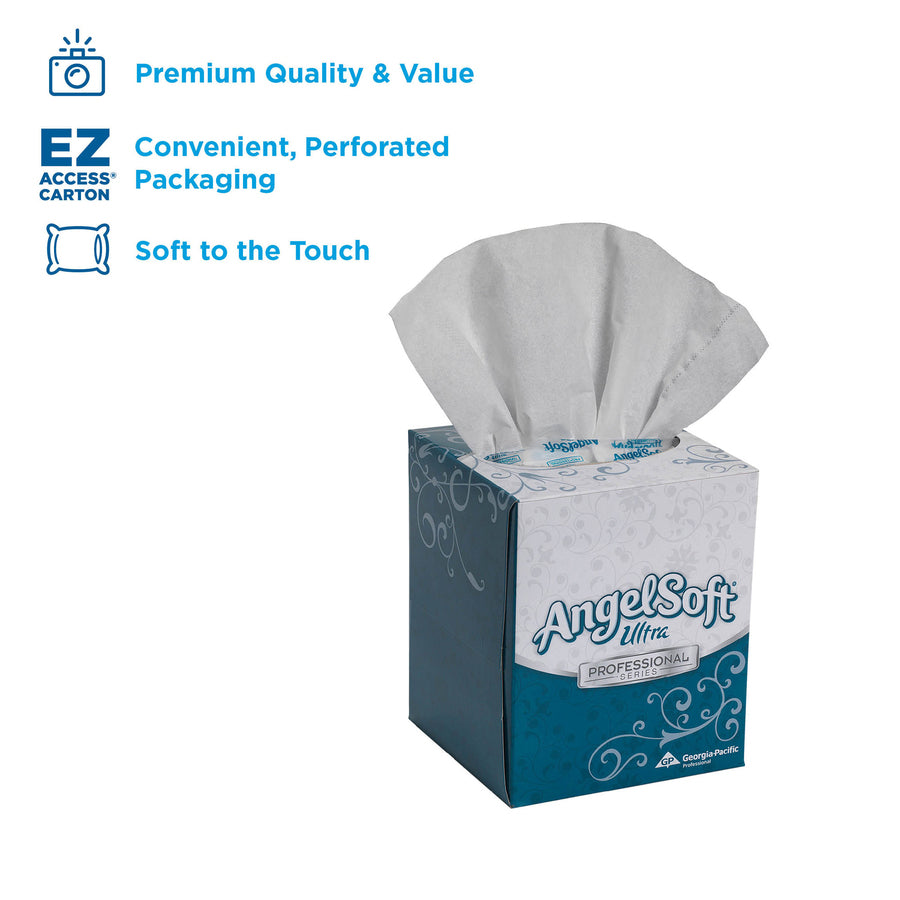 2 Ply - 7.60" Width x 8.50" Length - White - 96/Box - 10 / Carton