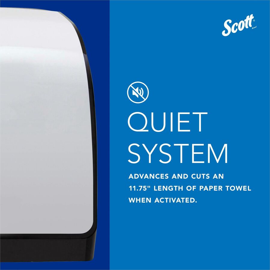 For Towel Dispenser - Black - 1 Each