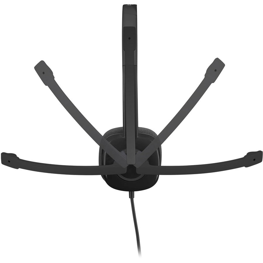 Stereo - Mini-phone (3.5mm) - Wired - 22 Ohm - 20 Hz to 20 kHz - Over-the-head - Binaural - Supra-aural - 5.90 ft Cable - Noise Canceling - Black