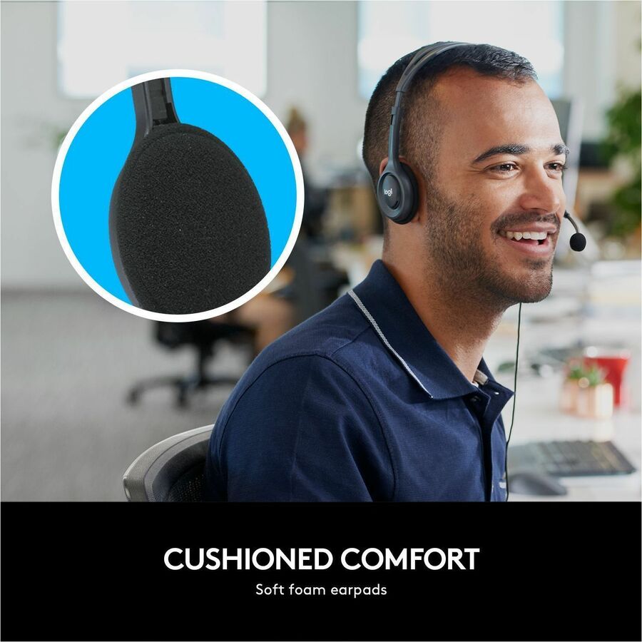 Stereo - Mini-phone (3.5mm) - Wired - 32 Ohm - 20 Hz to 20 kHz - Over-the-head - Binaural - Supra-aural - 7.70 ft Cable - Noise Canceling
