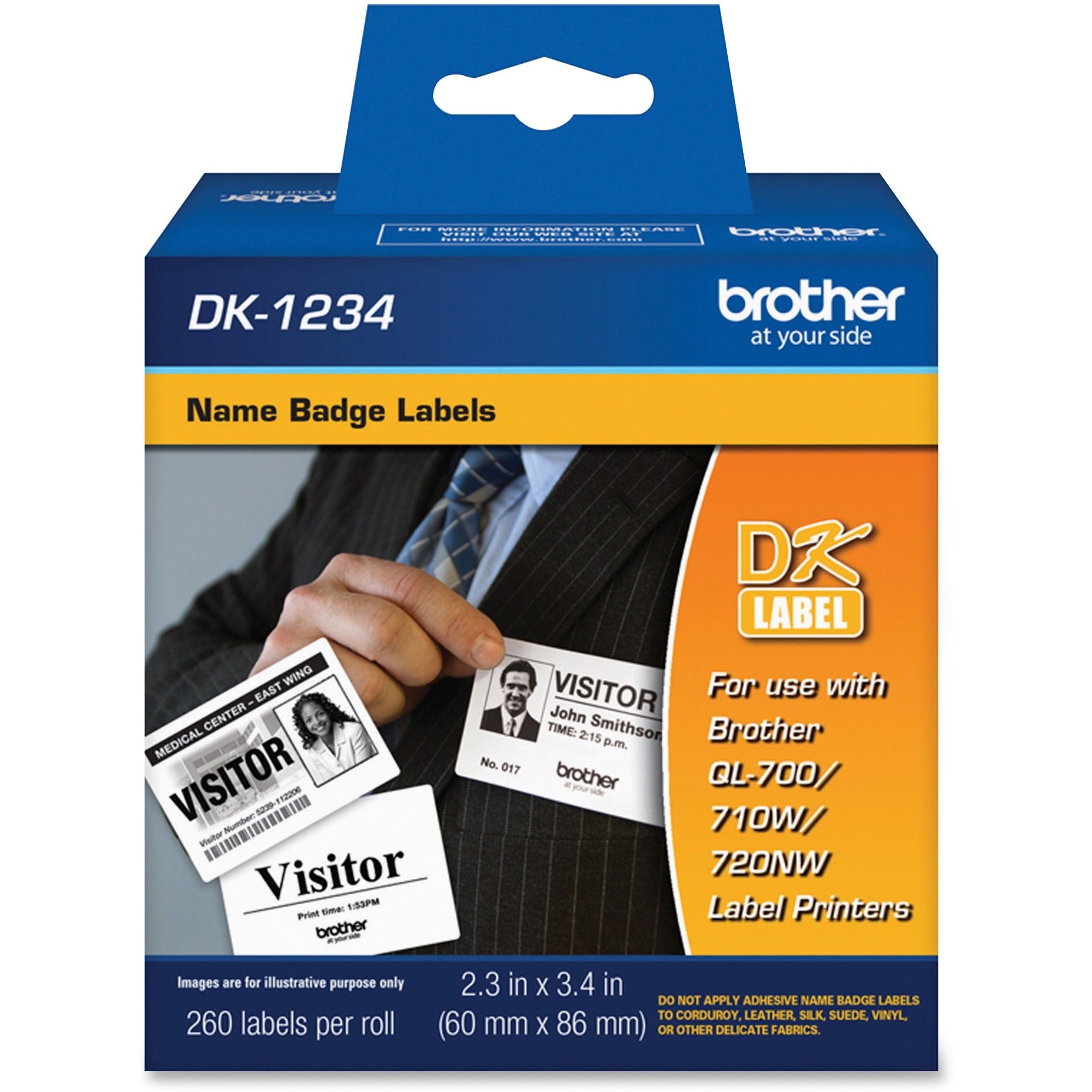 2 23/64" Width x 3 25/64" Length - Rectangle - Direct Thermal - White - Paper - 260 / Roll