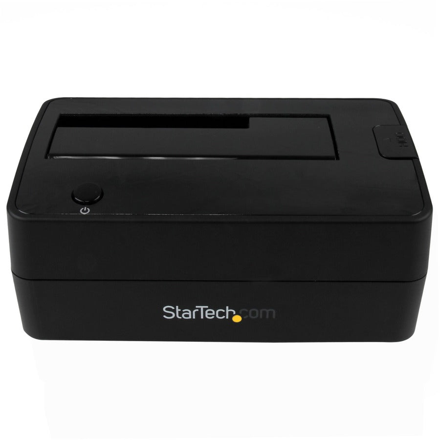 StarTech.com Drive Dock SATA/600 - USB 3.1 Type B Host Interface - UASP Support External - Black - 1 x Total Bay - 1 x 2.5"/3.5" Bay - Plastic