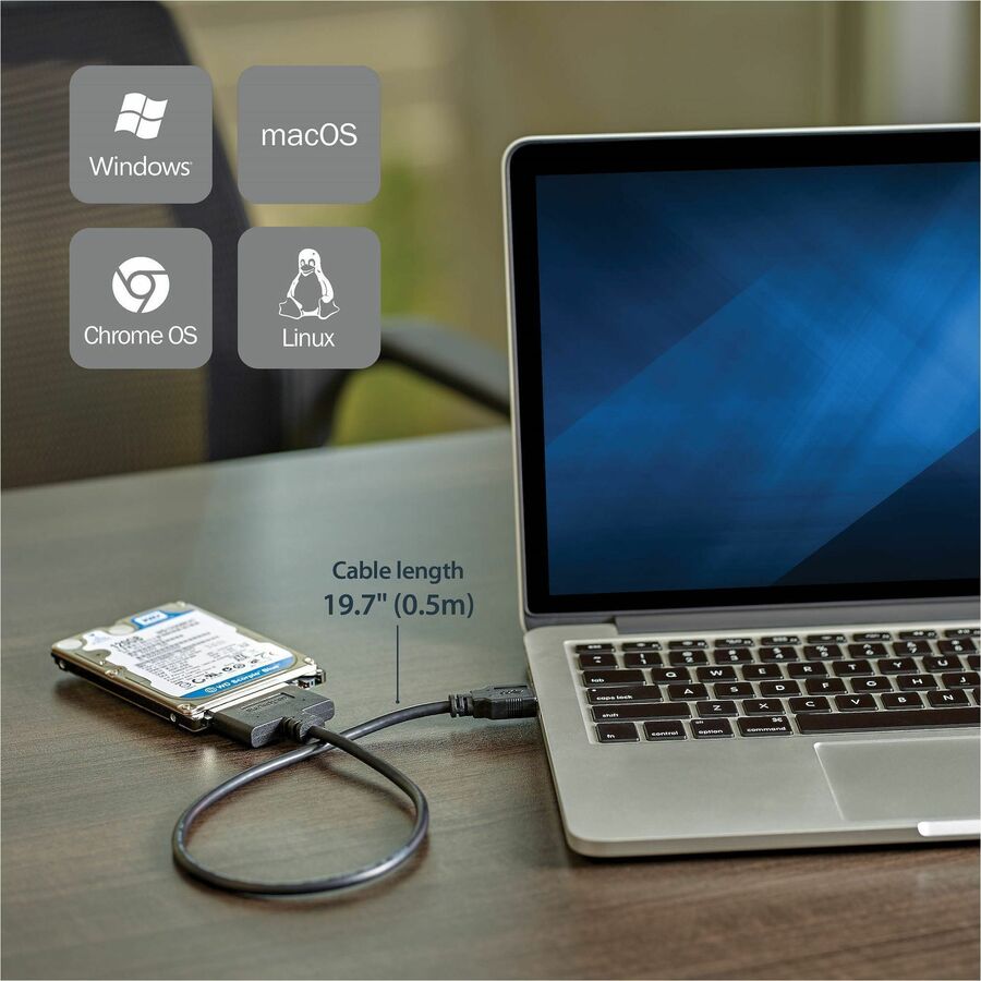 StarTech.com USB 3.1 (10Gbps) Adapter Cable for 2.5" SATA SSD/HDD Drives