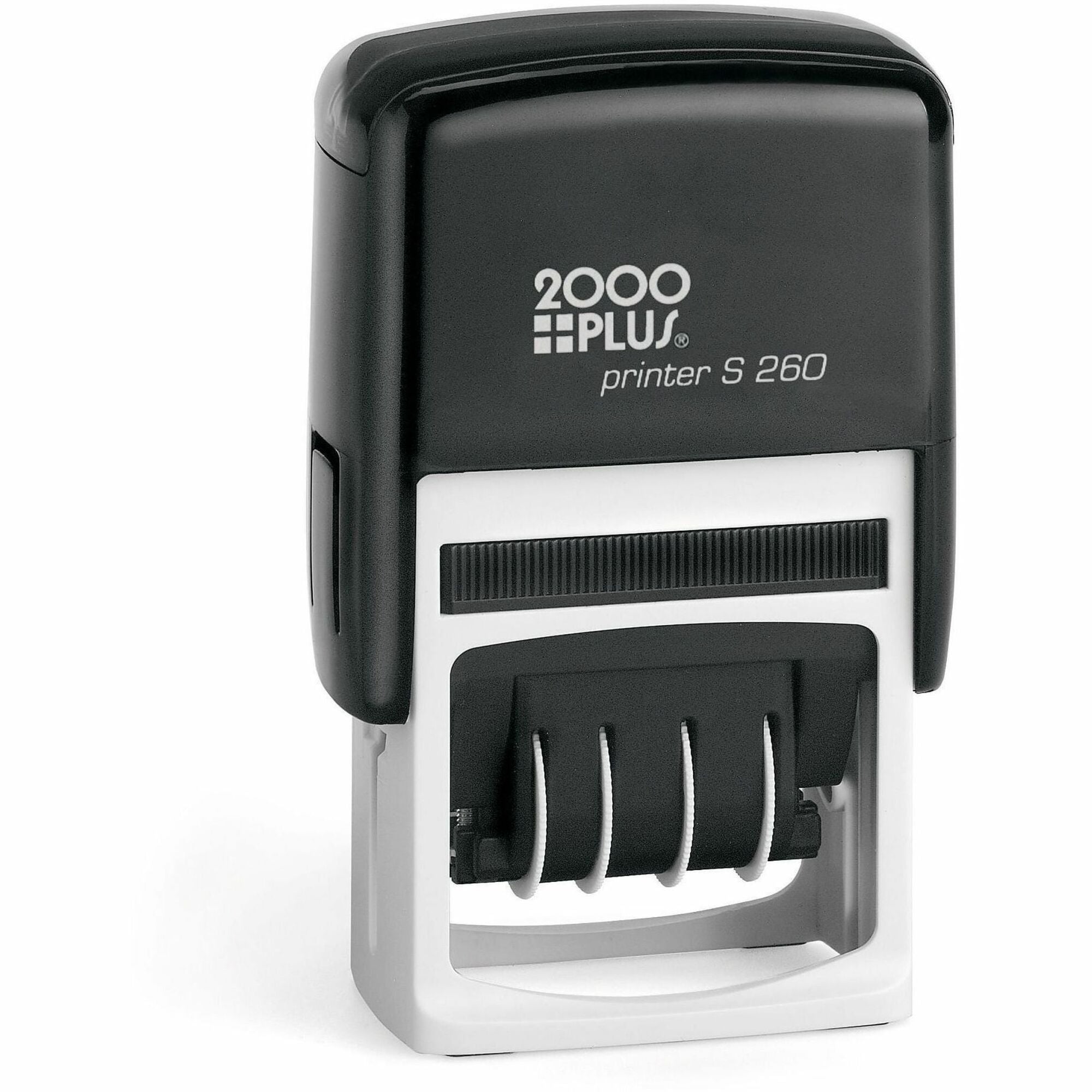 Message/Date Stamp - Scanned, Emailed, Entered, Completed - 0.94" Impression Width x 1.75" Impression Length - Red, Blue - 1 Each