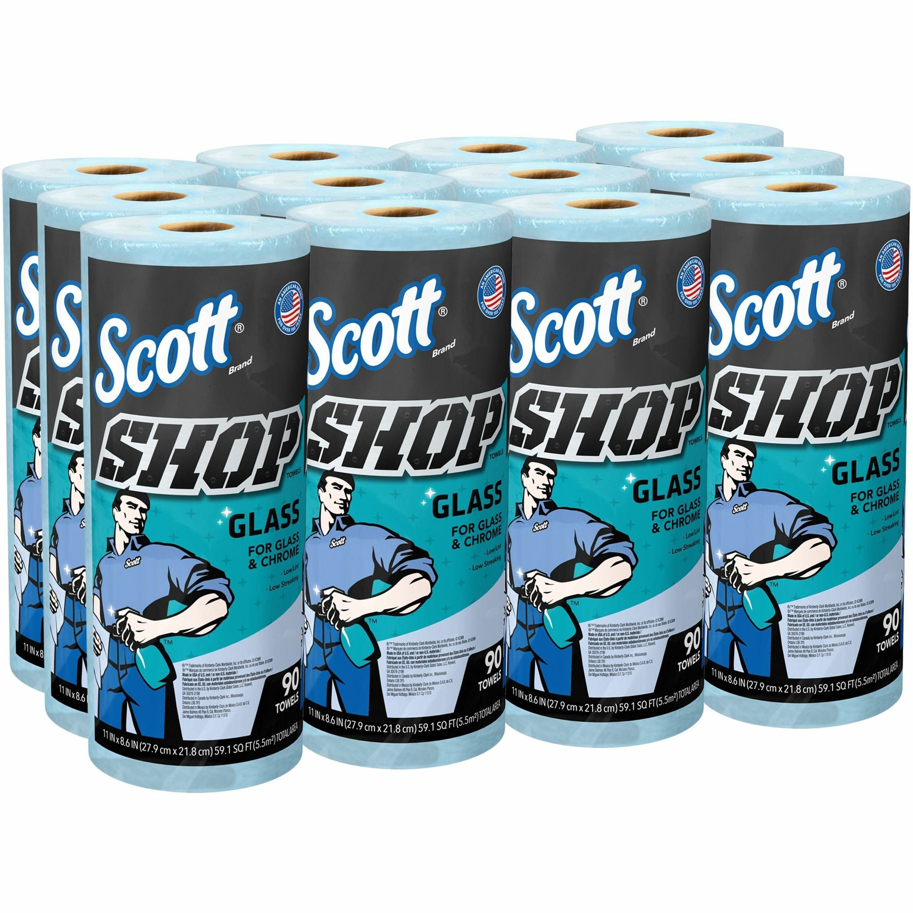 90 Sheets/Roll - Blue - 1 Carton