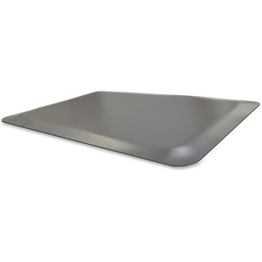 Guardian Floor Protection Anti-fatigue Mat - Airport, Bank, Hotel, Assembly Line - 36" Length x 24" Width - Rectangular - Vinyl - Gray - 1 Each