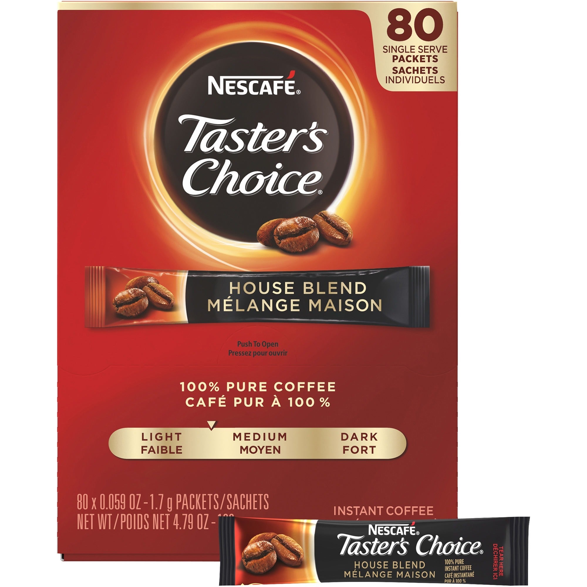 0.1 oz Per Packet - 80 Stick - Instant - House Blend - 80 / Box