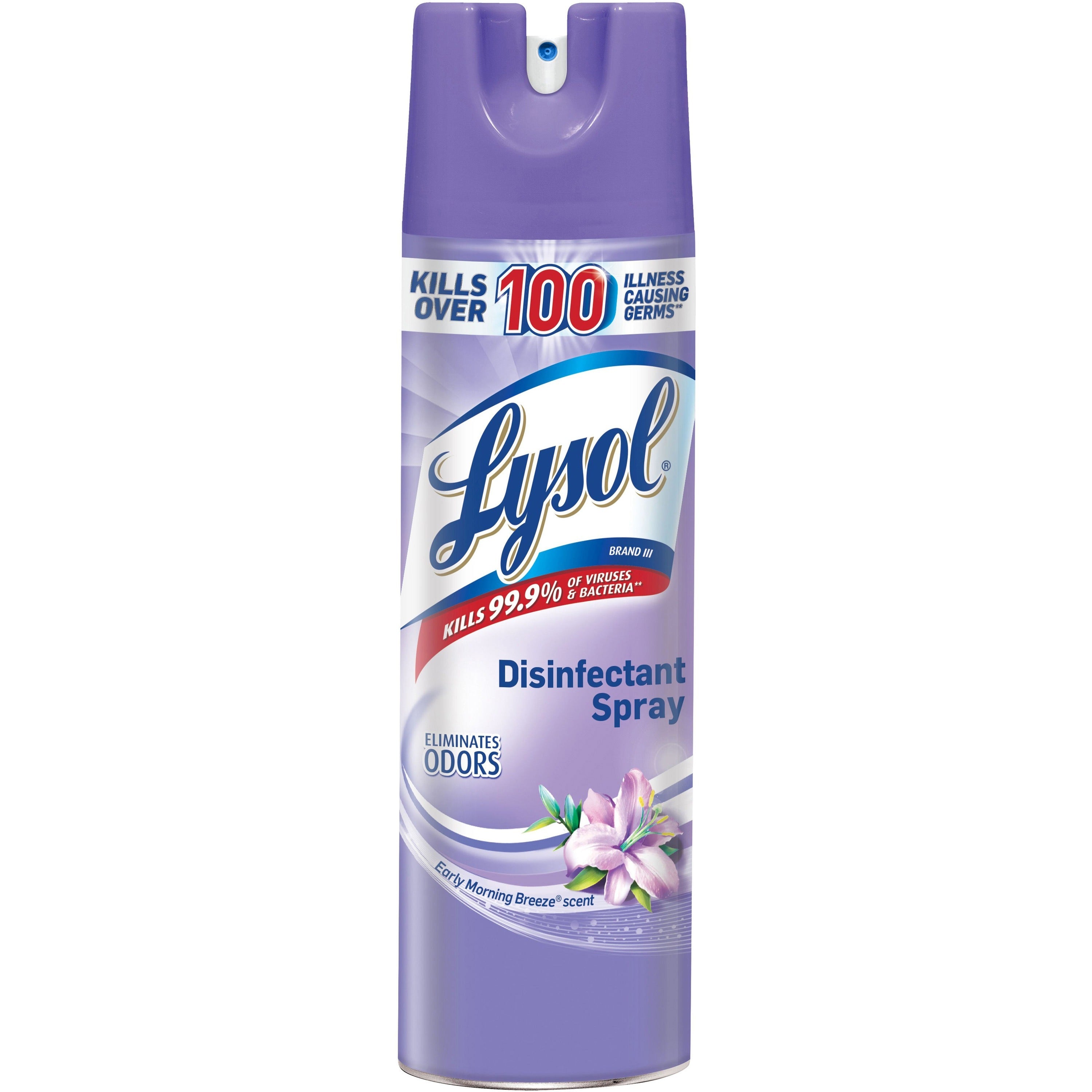 Lysol Early Morning Breeze Disinfectant Spray, 19 fl oz, Clear, 1 Each
