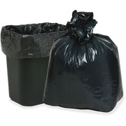 10 gal Capacity - 24" Length x 23" Width x 0.60 mil (15 Micron) Thickness - Low Density - Black, Brown - Can - 500 / Carton