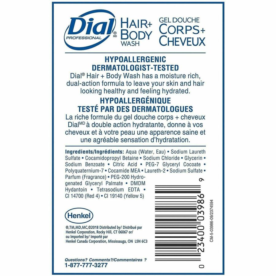 Peach Scent - 1 gal - Body, Hair, Skin - Peach - pH Balanced, Rich Lather - 4 / Carton