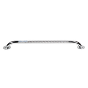 Chrome Knurled Grab Bar, 24", Multi, 1 Quantity per Box, 3 Boxes per Case