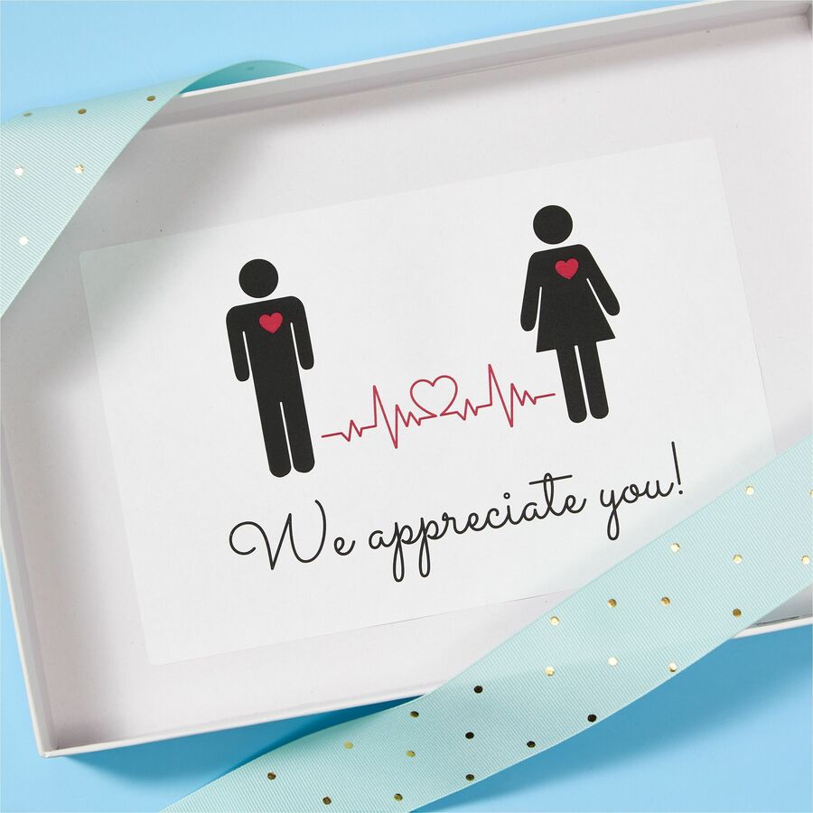 5 1/2" Width x 8 1/2" Length - Permanent Adhesive - Rectangle - Laser - Matte - White - Paper - Permanent Adhesive, Jam Resistant, Smudge Resistant, Customizable, Stick & Stay - 2 / Sheet - 500 Total Sheets - 1000 Total Label(s) - 500 / Carton