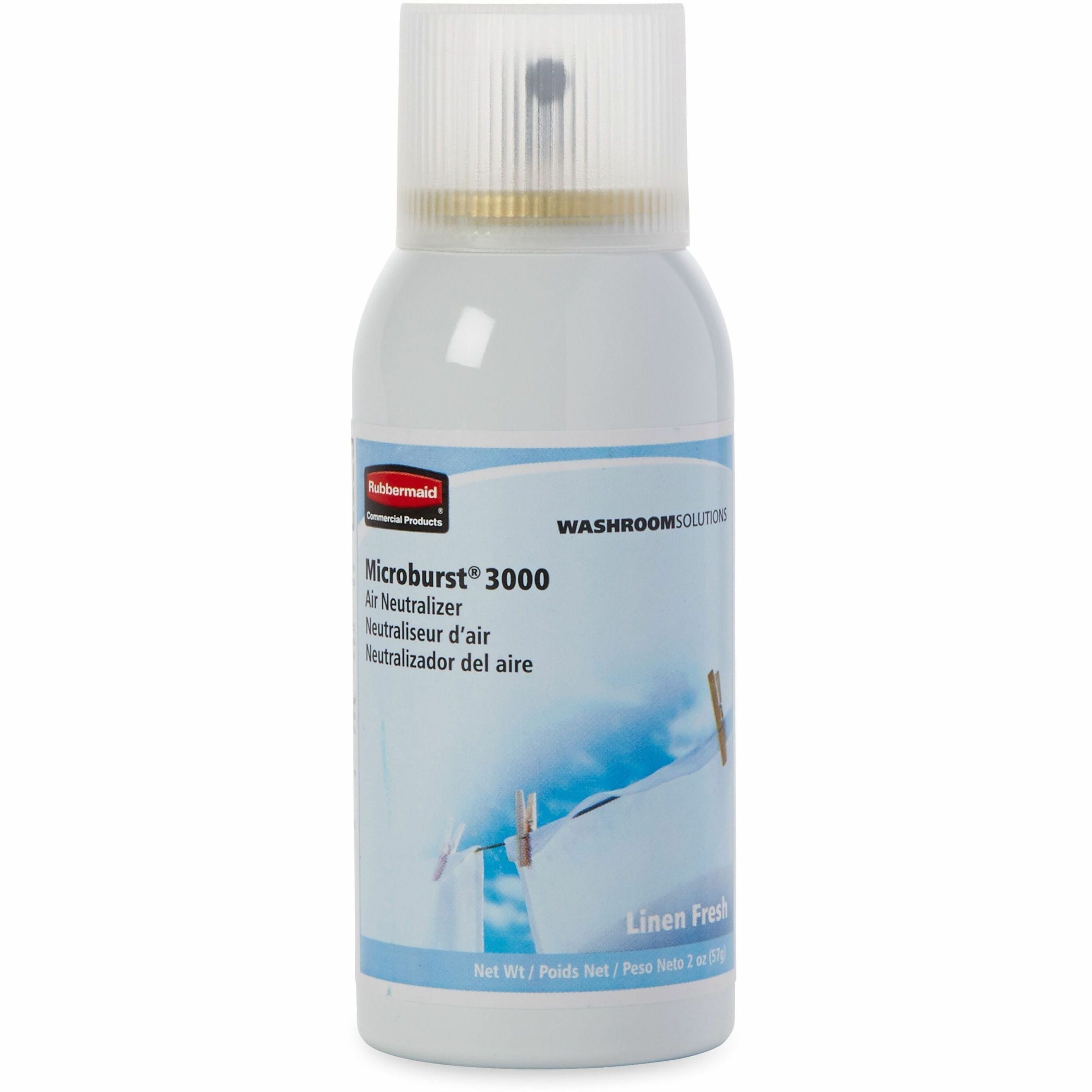 Aerosol - 6000 ft³ - 2 fl oz (0.1 quart) - Linen - 12 / Carton