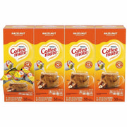 Coffee mate Hazelnut Nondairy Liquid Creamer Singles - Artificial Hazelnut Flavor - 0.38 fl oz (11 mL) - 50 Serving - 50/Box - 4 / Carton