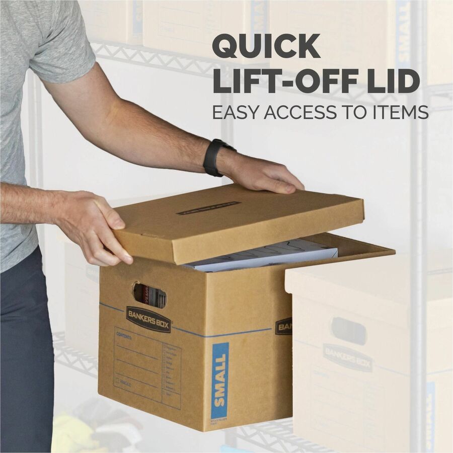 Internal Dimensions: 12" Width x 15" Depth x 10" Height - External Dimensions: 12.5" Width x 16.3" Depth x 10.5" Height - Lift-off Closure - Corrugated Cardboard - Kraft - Recycled - 20 / Carton