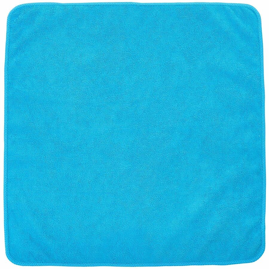 For Commercial - Cloth - 12" Length x 12" Width - Reusable, Durable, Bleach-safe, Launderable, Chemical Resistant - Blue - 24 / Pack