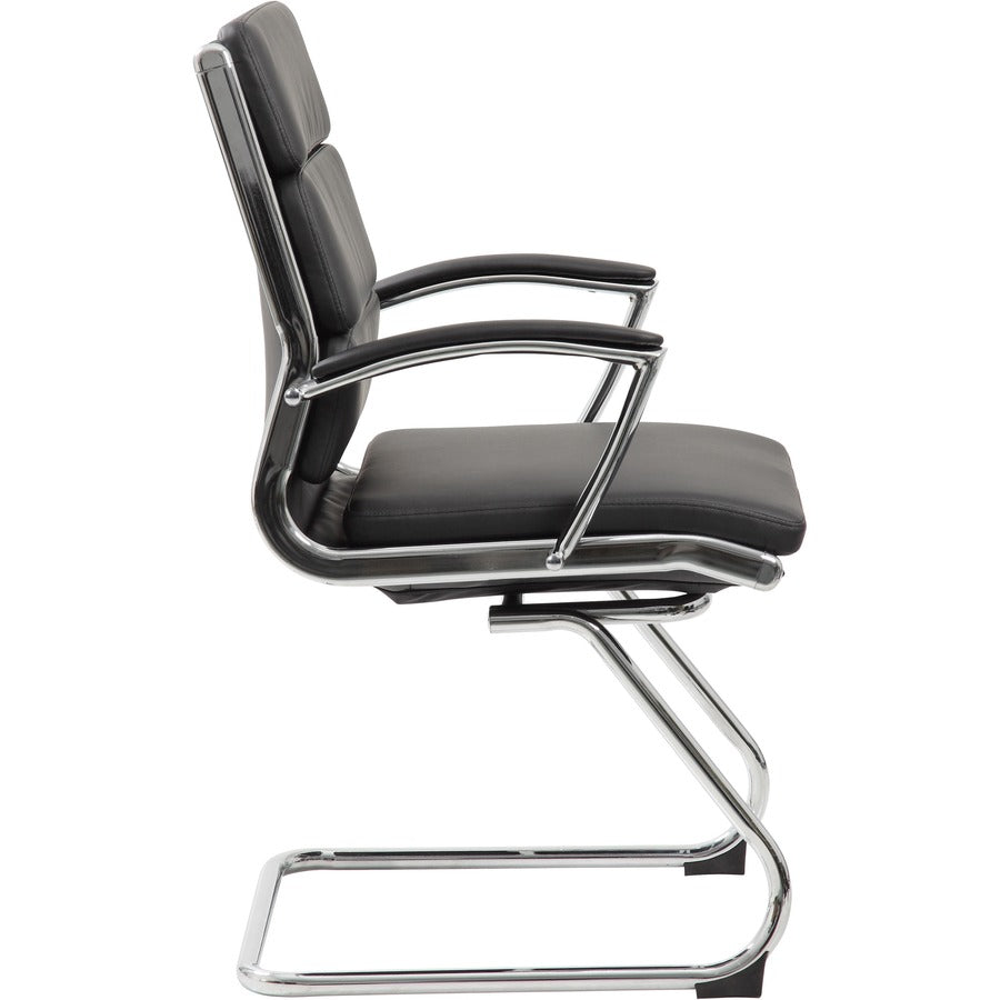 Boss Contemporary Executive Guest Chair In Caressoft Plus