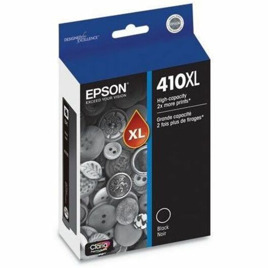 Epson Claria Premium 410XL Original High Yield Inkjet Ink Cartridge - Black - 1 Pack