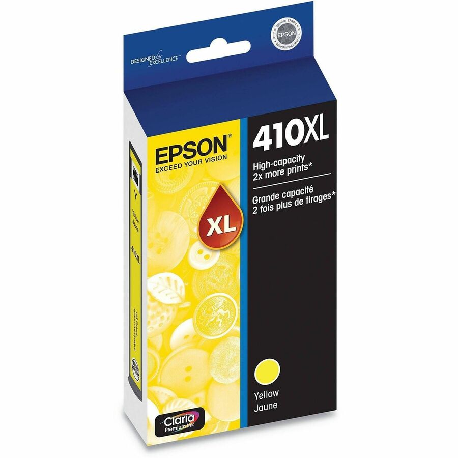 Epson Claria Premium 410XL Original High Yield Inkjet Ink Cartridge - Yellow - 1 Pack