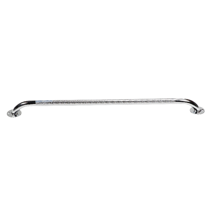 Chrome Knurled Grab Bar, 32", Single, 1 Quantity per Box