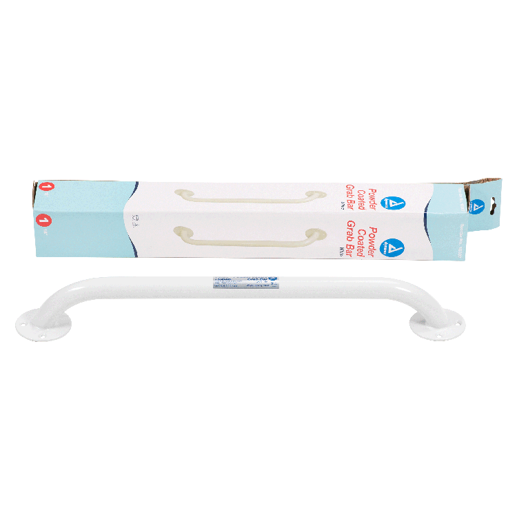Powder Coated Grab Bar, 18", Single, 1 Quantity per Box