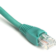Black Box GigaTrue Cat6 UTP Patch Network Cable, 9 Inch, RJ-45 Male/Male, 24 AWG, Gold Plated Contacts, Snagless Boot, Green, 1 Each