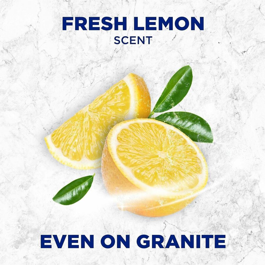 Soft Scrub All Purpose Cleanser, Lemon Scent, Non-scratching, Residue-free, 36 fl oz Bottles, 6/Carton