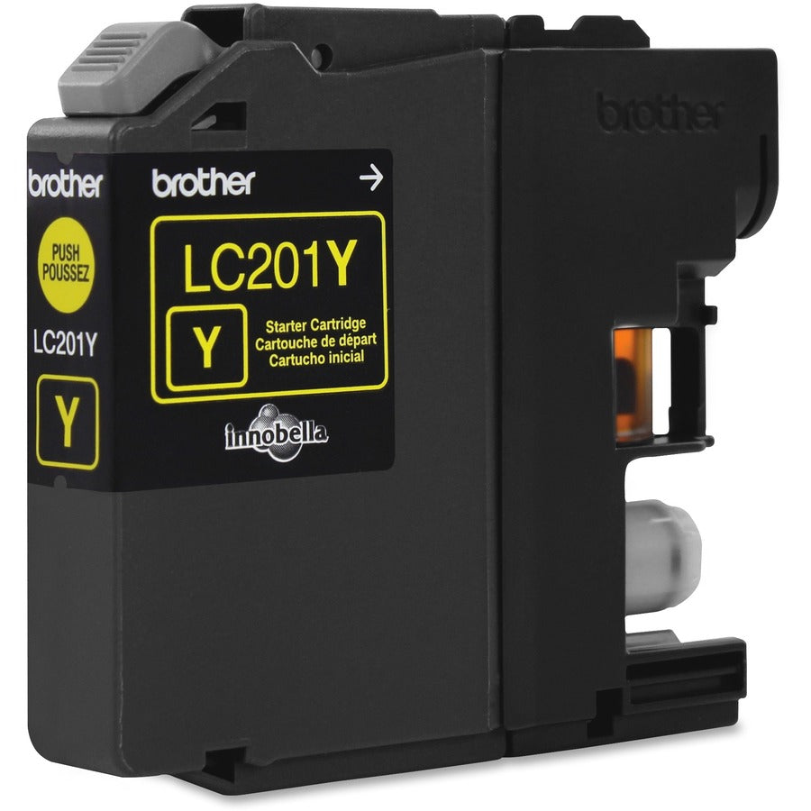 Brother Innobella LC201Y Original Standard Yield Inkjet Ink Cartridge - Yellow - 1 Each
