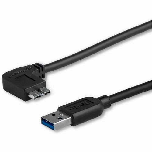 StarTech.com Slim Micro USB 3.0 Cable - Left-angle Micro-USB - 1m (3ft)