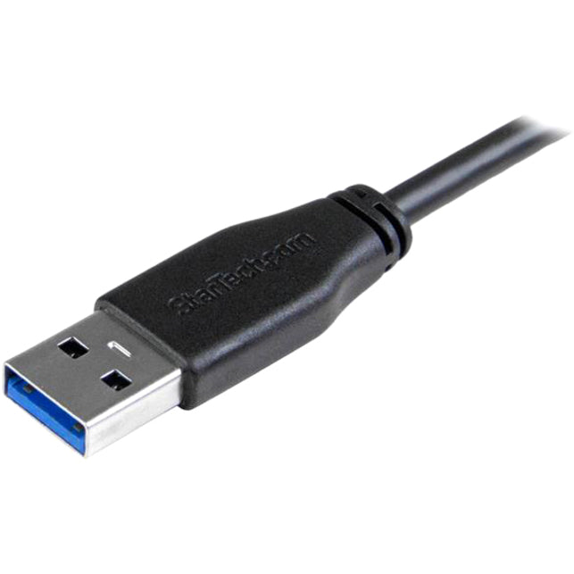 StarTech.com Slim Micro USB 3.0 Cable - Left-angle Micro-USB - 1m (3ft)