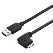 StarTech.com Slim Micro USB 3.0 Cable - Right-angle Micro-USB - 1m (3ft)