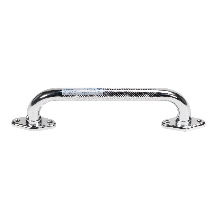 Rotating Flange Knurled Grab Bar, 12", Single, 1 Quantity per Box