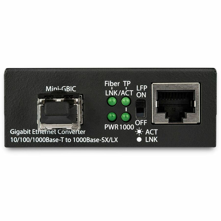 StarTech.com Gigabit Ethernet Fiber Media Converter - Compact - 850nm MM LC - 550m