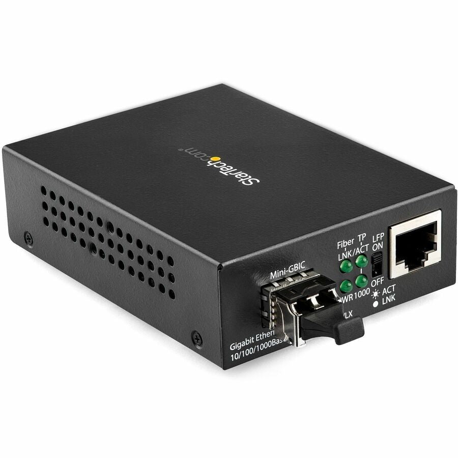 StarTech.com Gigabit Ethernet Fiber Media Converter - Compact - 850nm MM LC - 550m