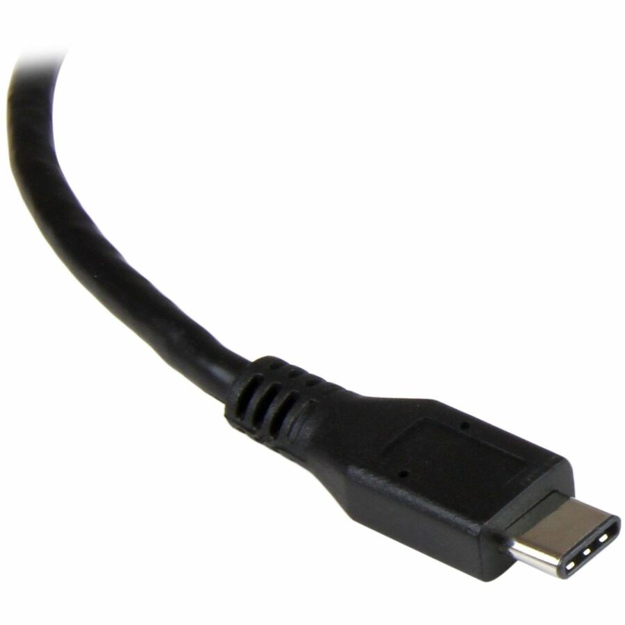 StarTech.com USB-C to Gigabit Network Adapter with Extra USB 3.0 Port - Black