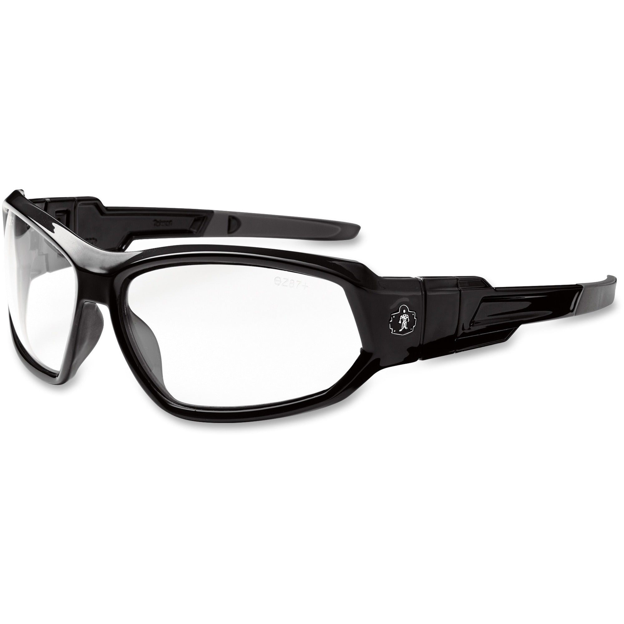 Ultraviolet Protection - Black Frame - Durable, Flexible, Scratch Resistant, Anti-fog, Non-slip, Perspiration Resistant, Convertible, Comfortable, Elastic Strap - 1 Each