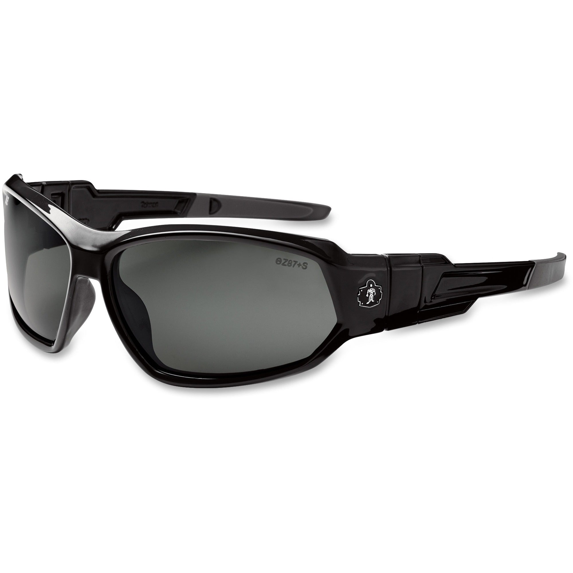 Ultraviolet Protection - Black Frame - Durable, Flexible, Scratch Resistant, Anti-fog, Non-slip, Perspiration Resistant, Convertible, Comfortable - 1 Each