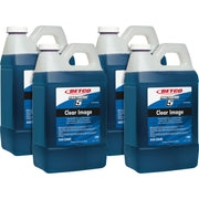 For Glass, Stainless Steel, Plastic, Chrome - Concentrate - 67.6 fl oz (2.1 quart) - Recommended For: Dust Remover, Grease Remover, Smoke Film Remover, Grime Remover, Smudge Remover - Blue - 4 / Carton