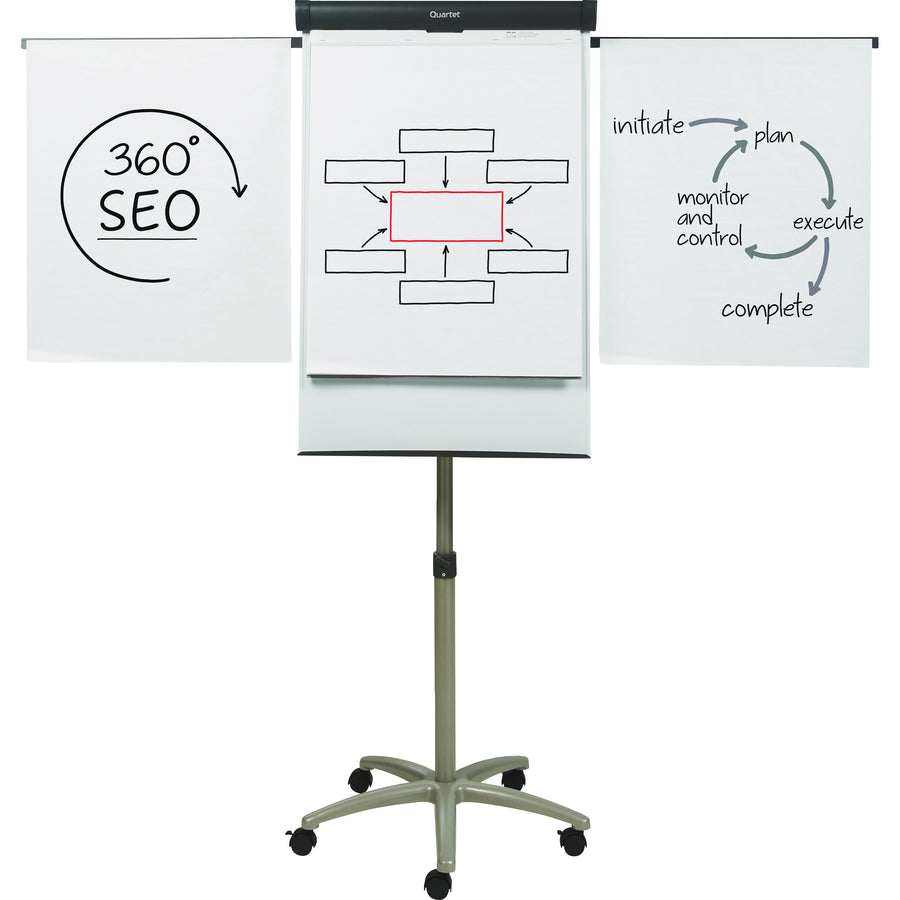 Quartet Compass Nano-Clean Magnetic Mobile Presentation Easel