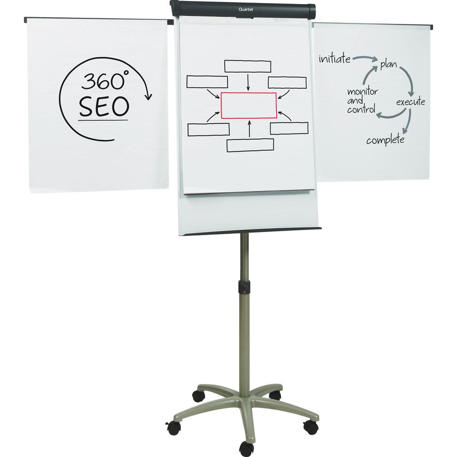 Quartet Compass Nano-Clean Magnetic Mobile Presentation Easel