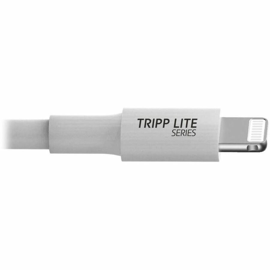 Tripp Lite series USB Sync/Charge Cable with Lightning Connector, White, 10 ft. (3 m)