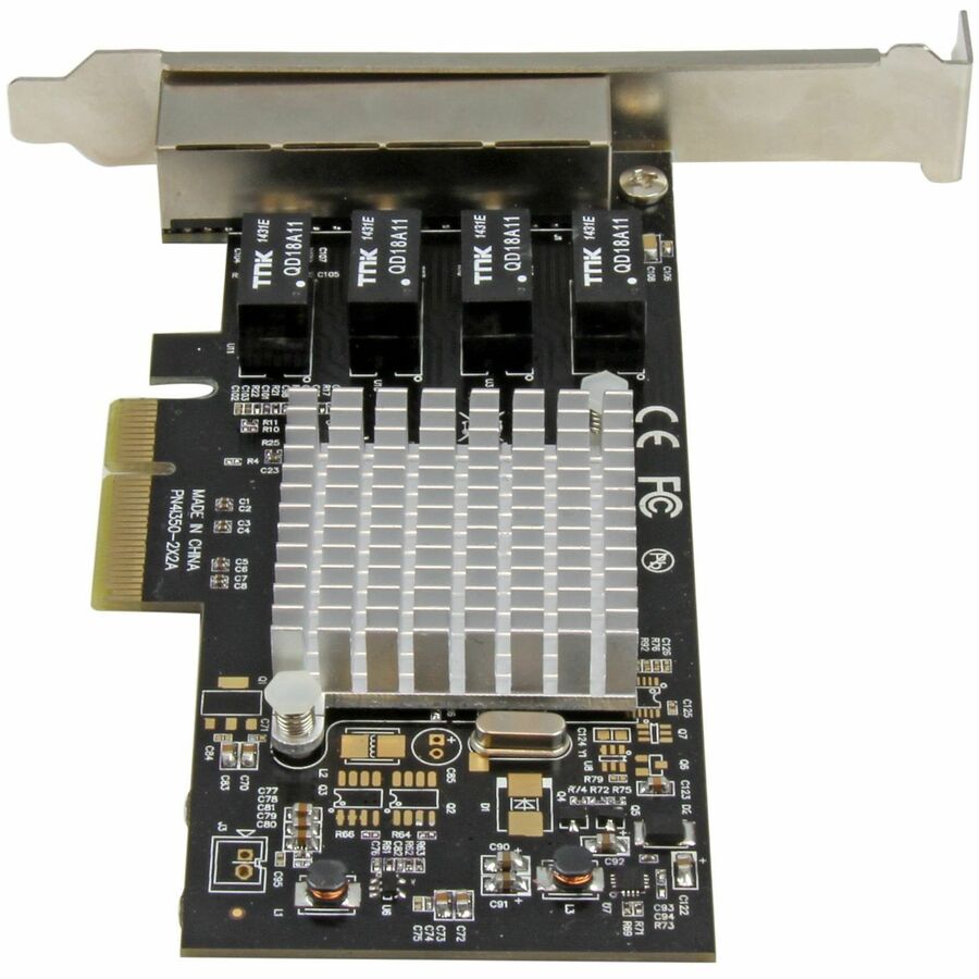 StarTech.com 4-Port Gigabit Ethernet Network Card - PCI Express, Intel I350 NIC