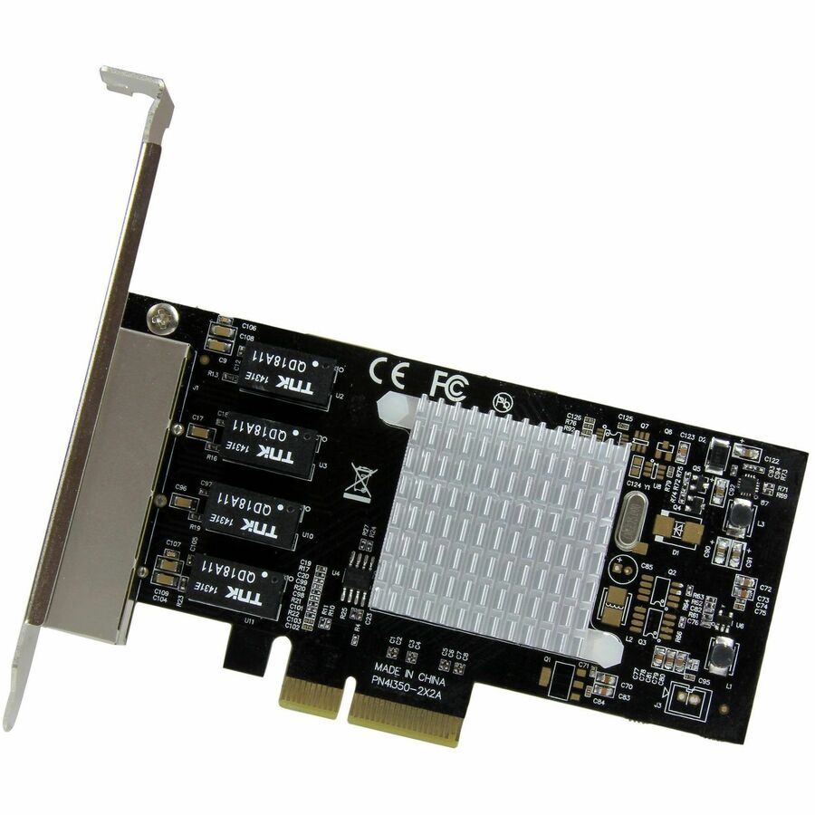 StarTech.com 4-Port Gigabit Ethernet Network Card - PCI Express, Intel I350 NIC
